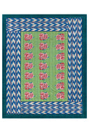 Reversible quilt 220x270 cm - Nina rose mint