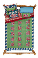 Trapunta Reversibile 250x270 cm -  Nina Rose Mint