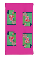 Set of 2 cotton placemats 35x48 cm - Nina rose mint