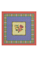 Telo Cotone 110x110 cm - Oriental Garden Chutney Pervinch