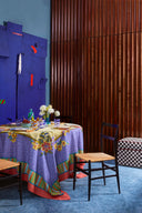 Telo Cotone 220x220 cm - Oriental Garden Chutney Pervinch