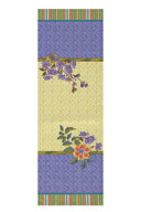 Tovaglietta Doppia Cotone 50x150 cm - Oriental Garden Chutney Pervinch