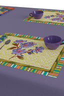 Set Of 2 Cotton Placemats 35X48 cm - Oriental Garden Chutney