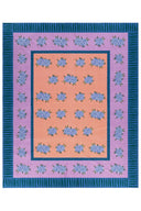 Cotton cloth 220x270 cm - Oleander lilac peach