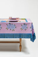Cotton cloth 220x270 cm - Oleander lilac peach