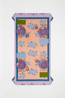 Cotton cloth 220x270 cm - Oleander lilac peach