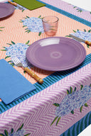Cotton cloth 220x270 cm - Oleander lilac peach