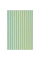 Outdoor fabric - Stripes turquoise acid green