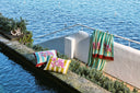 Pareo - Issimo X Lisa Corti Bouganville Stripes White Veronese