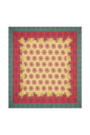 Reversible Quilt  250x270 Cm - Planet Cream Red