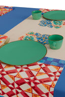 Tovaglietta Doppia Cotone 50x150 cm - Positano Red Tiles