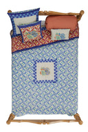 Trapunta Reversibile 250x270 cm -  Positano Red Tiles