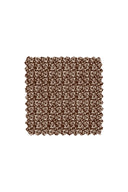 Fabric Sample -  Arabesque Design Natural Coffee