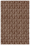 Fabric -  arabesque design natural coffee