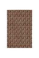 Fabric -  arabesque design natural coffee