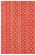 Fabric - Damask design red rose