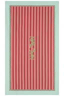 Lisa Corti x The Socialite Family Cotton Cloth 140x240 cm - Tiger Bordeaux