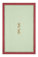 Lisa Corti x The Socialite Family Cotton Cloth 180x270 cm - Tiger Light Blue