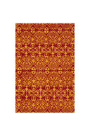 Fabric - Damask Design Maroon Cinnamon